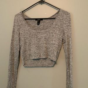 cropped long sleeve